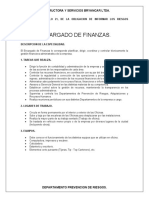 Encargado de Finanzas