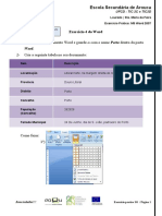 Ficha de Trabalho MS Word 3