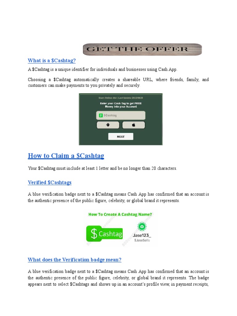 What Is A $cashtag | PDF