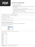 Cours VBA 9_ les conditions (suite)