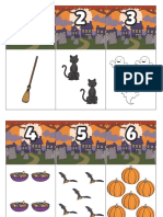 Halloween Number Matching Game Counting To 10 - Ver - 1