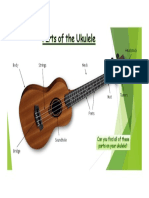 Ukulele beginner parts of instrument