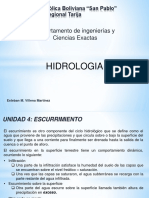 Presentacion Hidrologia Unidad IV
