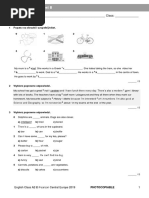 EC - A2 - Tests - Language Test GS B