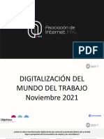 Estudio Sobre Digitalización Laboral en México AIMX 2021