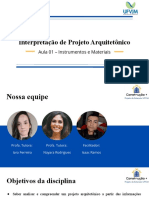 Projeto Arquitetônico Interpretação