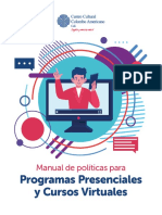 Manual Politicas para Programas Presenciales y Clases Virtuales Version June 2022