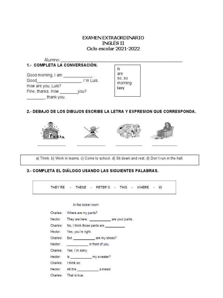 Examen Extraordinario de Ingles Ii | PDF | Design | Architectural Design