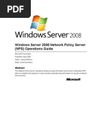 Download Windows Server 2008 Network Policy Server NPS Operations Guide by Awais Mirza SN5987879 doc pdf