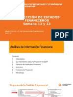 8 SEMANA 12 y 13 PROYECCIÓN DE ESTADOS FINANCIEROS