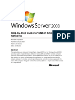 Windows Server 2008 Step-By-Step Guide for DNS in Small Networks