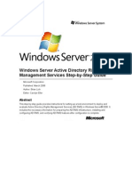 Windows Server Active Directory Rights Management Services Step-By-Step Guide