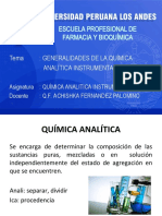 1 .Generalidades de Química Analítica Instrumental I