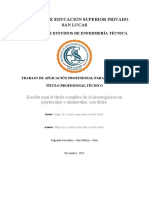 Cuidados de enfermería en paciente con diabetes