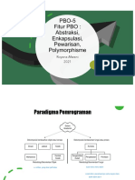 PBO-5 Dan 6 - Fitur PBO Abstraksi, Enkapsulasi, Pewarisan, Polymorphisme