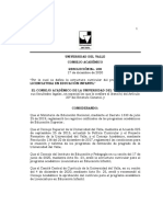 Resolución Consejo Académico 238 Lic Educación Infantil