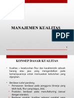 MANAJEMEN KUALITAS DAN PRODUKTIVITAS