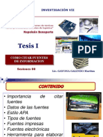 Como Citar Fuentes de Información. Lic. Maritza
