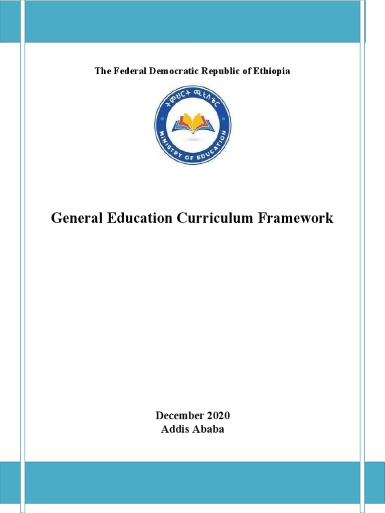 Final Draft Curriculum Frame Work December 28 Pdf