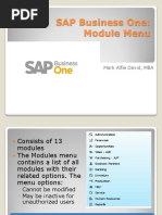 SAP B1 Crystal Reports Training Guide | PDF | Sql | Databases