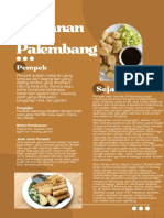 Cokelat Modern Menu Makanan Khas Indonesia A4