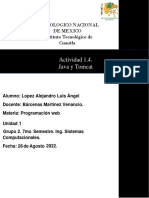 Actividad 1.4 Java y Tomcat. 19680180