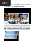 Arduino Based Vehicle Accident Alert System Using GPS