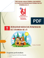 Sosialisasi Hut Pramuka Ke-61