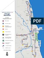 2022 Chicago Marathon Map