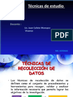 TECNICA RECOLECCION DE DATOS Cueva Yalle