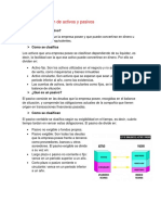 Clasificación de Activos y Pasivos