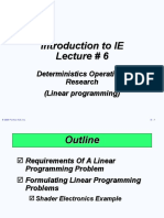 Lecture #9 Optimization-LP