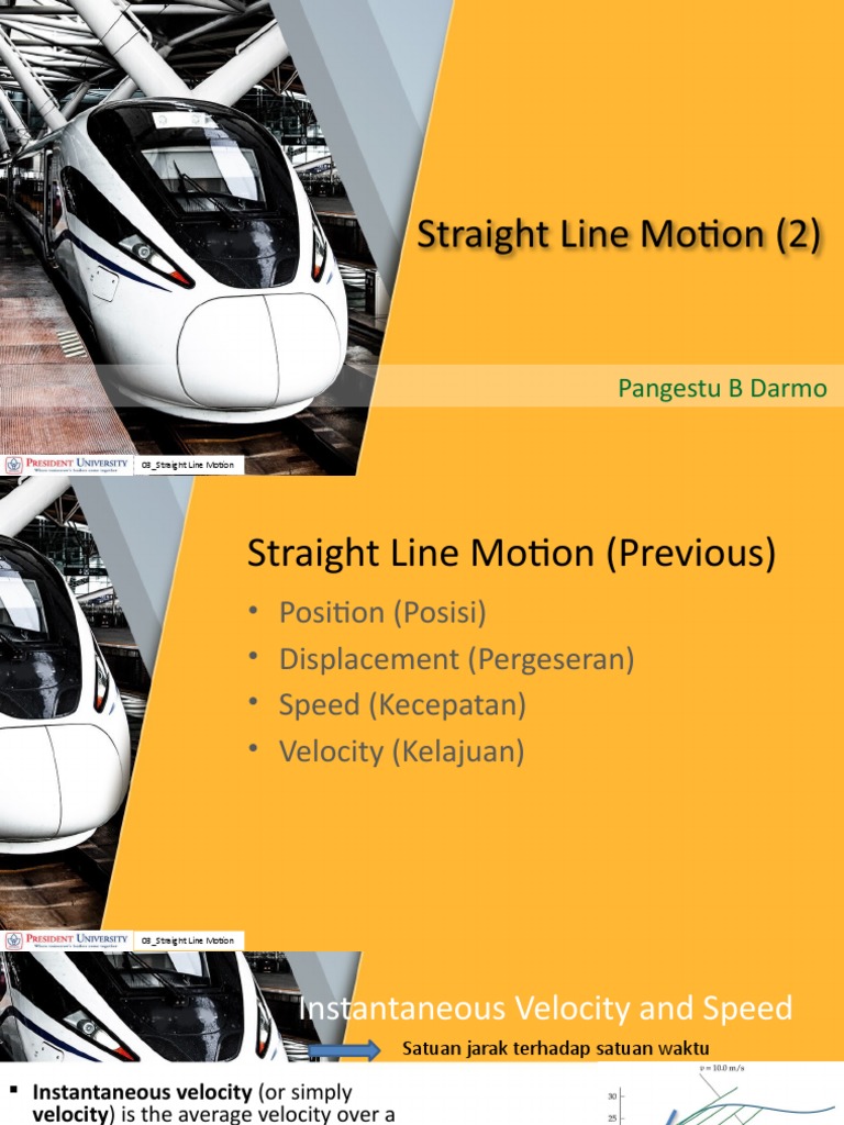 BP Odd 2201 03b Straight Line Motion | PDF