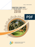 Kecamatan Long Ikis Dalam Angka 2019