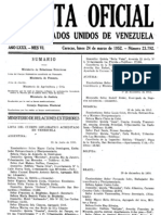 GACETA OFICIAL DE LOS ESTADOS UNIDOS DE VENEZUELA Nro. 23792 (24/03/1952)