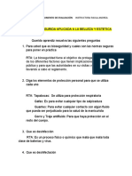 Acuestionario de Bisegurida Aplicada A La Belleza y Estetica Actividad Fnal Honda