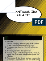 Pemantauan Ibu Kala III