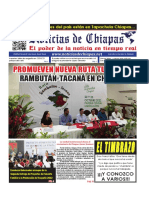 Periódico Noticias de Chiapas, Edición Virtual Jueves 06 de Octubre de 2022