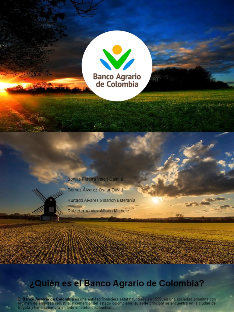 Banco Agrario de Colombia | PDF | Bancos | Tarjeta de débito
