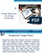 Pertemuan 6: Strategi Target Pasar Dan Strategi Positionings