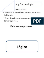 Clase 5 - Lógica y Gnoseología