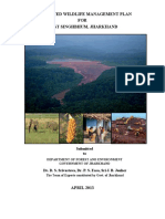 Integrated Wildlife Management Plan For West Singhbhum, Jharkhand