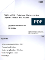 Database Modernization - Object Creation and Access