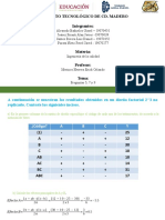 Análisis factorial 2^3 para la variable de respuesta Y