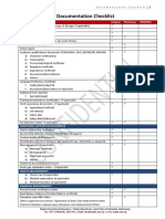 Document Checklist - Maple International Education