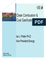 Clean Combustion and Coal Gasification