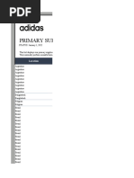 2022 April Adidas Global Supplier List