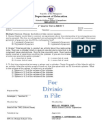 Test Question District Format