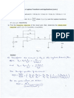 Problems of Laplace Transform (Cont.)