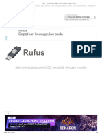 Rufus - Membuat perangkat USB bootable dengan mudah